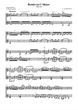 Ludwig van Beethoven - Rondo in C major
